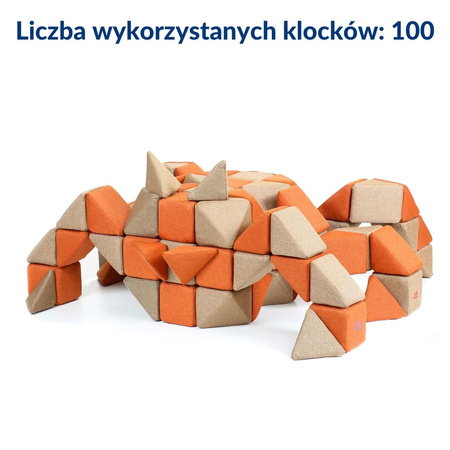 Klocki Magnetyczne Jolly Heap CREATIVE - 100 szt.