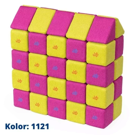 Klocki Magnetyczne Jolly Heap MEDIUM - 50 szt.