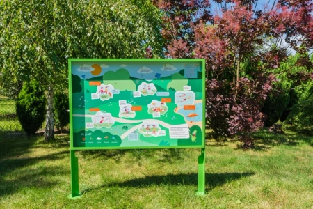 Naukowe place zabaw - Tablica edukacyjna Pierwsza Pomoc (dwustronna)