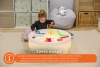 Sensoryczny podświetlany stolik DISCOVERY - Niski