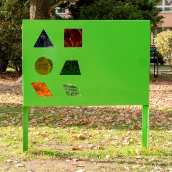 Naukowe place zabaw - Tablica edukacyjna Pitagoras (dwustronna)