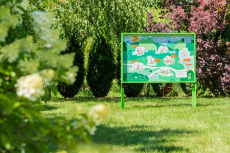 Naukowe place zabaw - Tablica edukacyjna Pierwsza Pomoc (dwustronna)