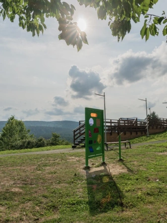 Naukowe place zabaw - Panel Sensoryczny