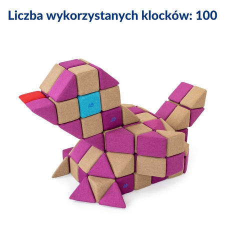 Klocki Magnetyczne Jolly Heap BASIC - 100 szt.