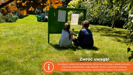 Naukowe place zabaw - Tablica edukacyjna Da Vinci (dwustronna)