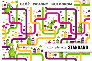 Naukowe place zabaw - Tablica edukacyjna z kulodromem (jednostronna)