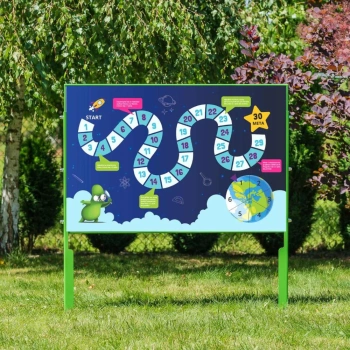 Naukowe place zabaw - Tablica edukacyjna Gra Planszowa Kosmos (jednostronna)