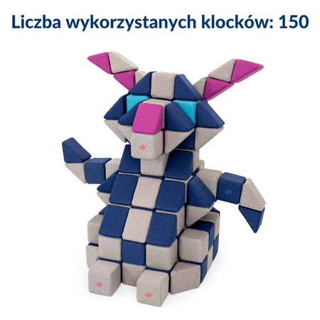 Klocki Magnetyczne Jolly Heap BASIC - 100 szt.