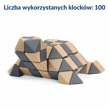 Klocki Magnetyczne Jolly Heap BASIC - 100 szt.