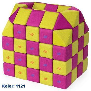 Klocki Magnetyczne Jolly Heap CREATIVE - 100 szt.