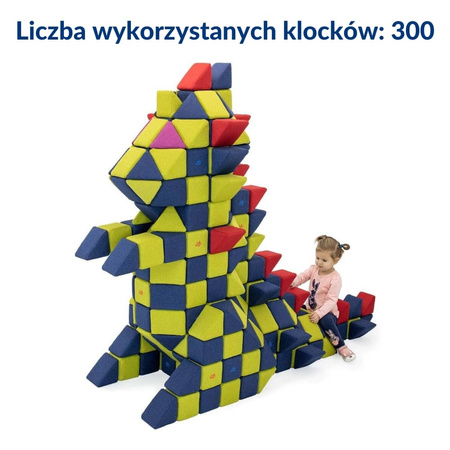 Klocki Magnetyczne Jolly Heap BASIC - 100 szt.