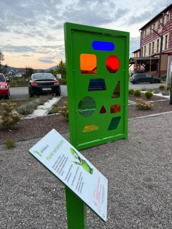Naukowe place zabaw - Panel Sensoryczny