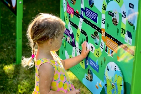 Naukowe place zabaw - Tablica edukacyjna z Ekologiczną “Grą Planszową”