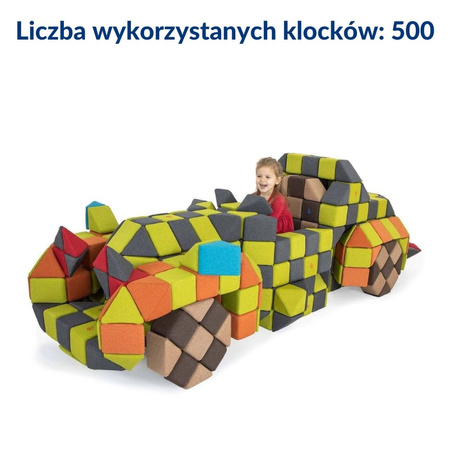 Klocki Magnetyczne Jolly Heap CREATIVE - 100 szt.