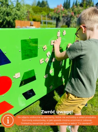 Naukowe place zabaw - Tablica edukacyjna Pitagoras (dwustronna)