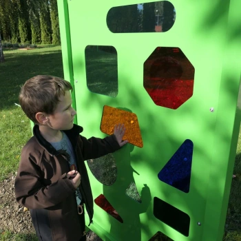 Naukowe place zabaw - Panel Sensoryczny