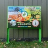 Naukowe place zabaw - Tablica edukacyjna 4 pory roku (jednostronna)