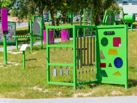 Naukowe place zabaw - Panel muzyczno-sensoryczny