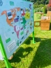 Naukowe place zabaw - Tablica edukacyjna Kontynenty (dwustronna)