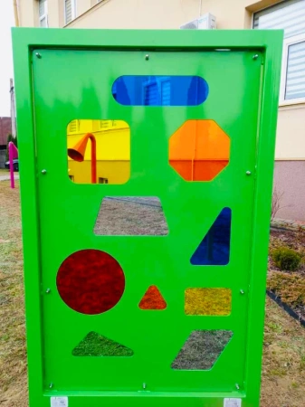 Naukowe place zabaw - Panel Sensoryczny
